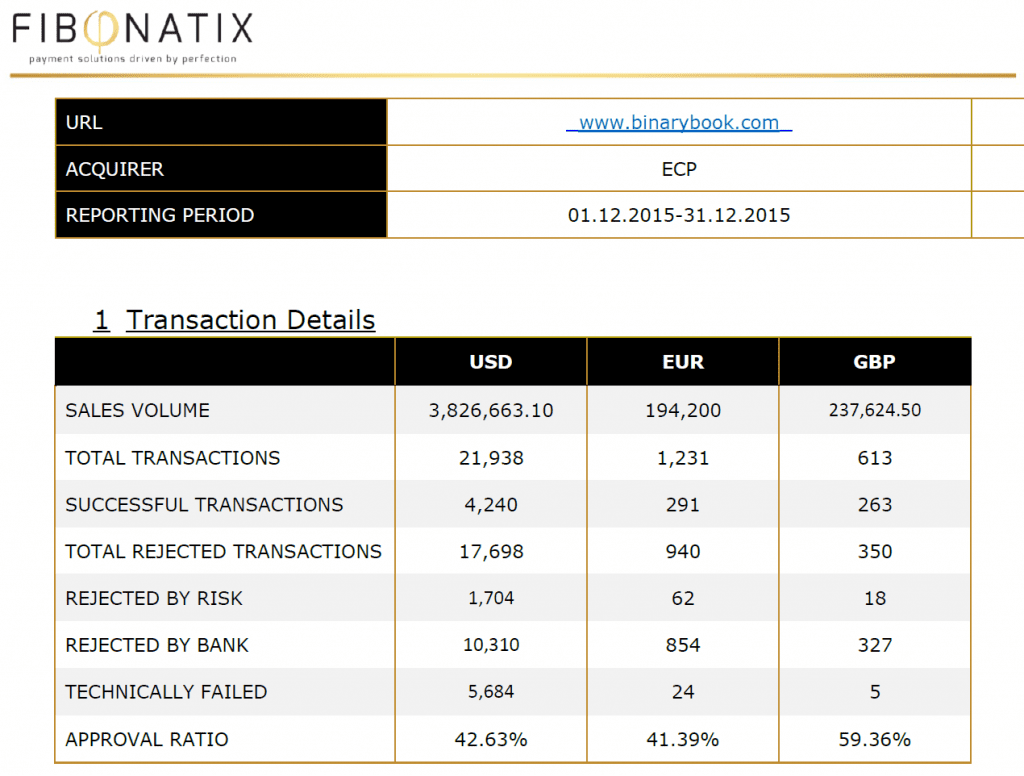 Fibonatix processing report BinaryBook December 2015