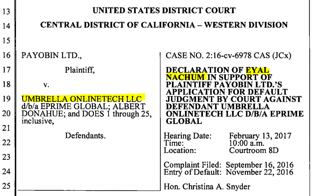 Court cases binary options