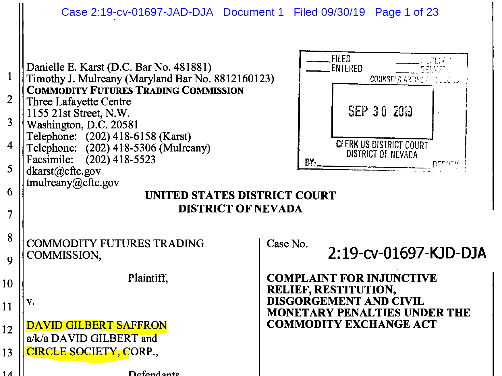 CFTC Filed Enforcement Action Against Binary Options And Crypto Scheme ...