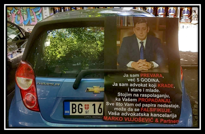 Marko Vujosevic attacked by former partners