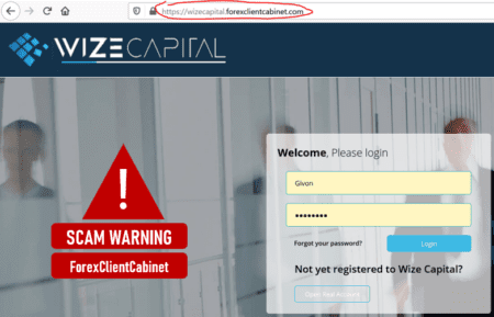 Request 4 Information Wize Capital and ForexBrokerCabinet