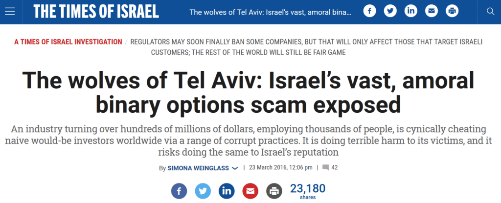 Simona Weinglass article in The Times of Israel