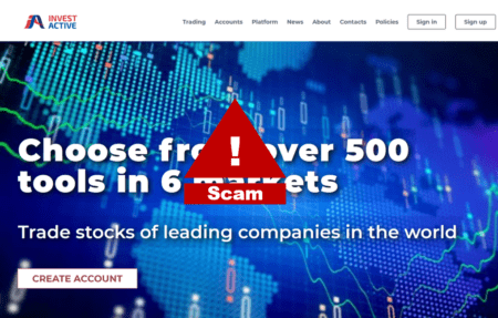 CNMV warnst against InvestActive broker scam