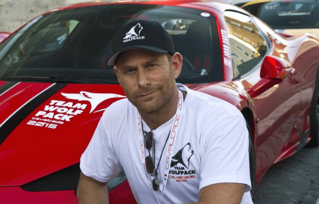 Joshua Cartu with Ferrari