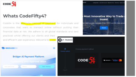 JP Finance broker scam with BridgerPay and Code54