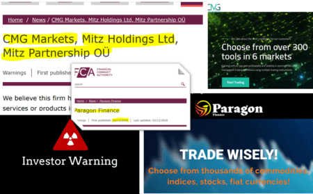 FCA warnst against Mitz Group and Paragon Finance