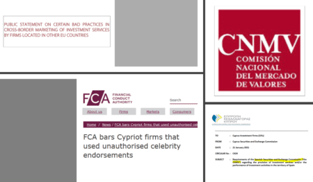 CNMV is pissed off by CySEC CIFs