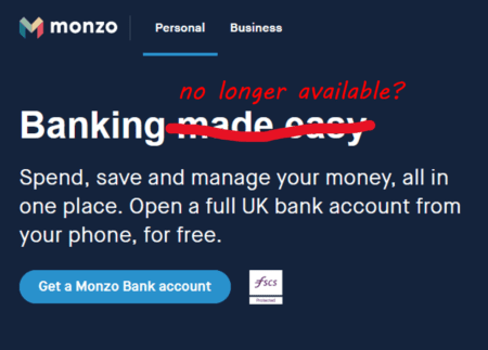 Monzo in troubles