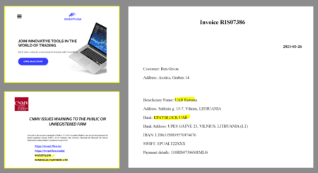 CNMV warns against Investflow with Epayblock and Ristema