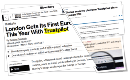 Trustpilot plans to do IPO in London