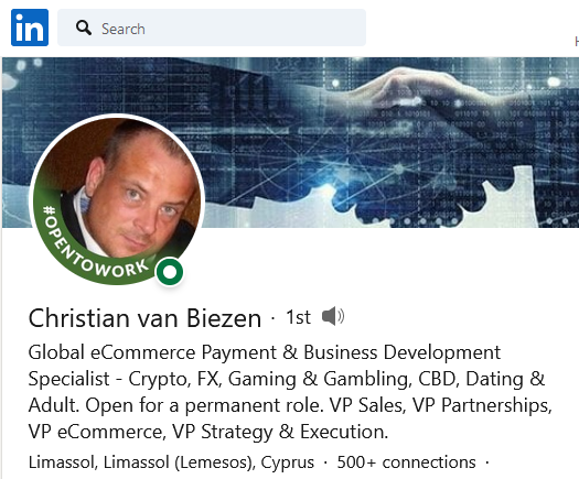 Crhistian van Biezen exposed the OctaPay fraud