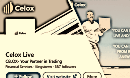 Celox broker scam on social media