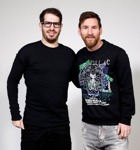 Moshe Hogeg and Lionell Messi