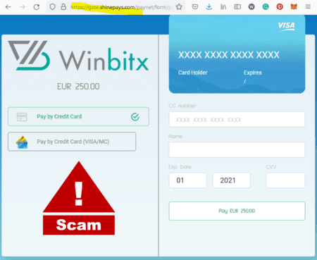 Austrian FMA warns against WinbitX broker scam