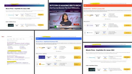 Fake Crypto Review Platform on Google