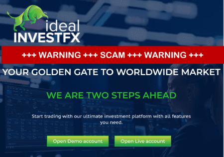 warning against IdealInvestFX broker scam and its facilitators