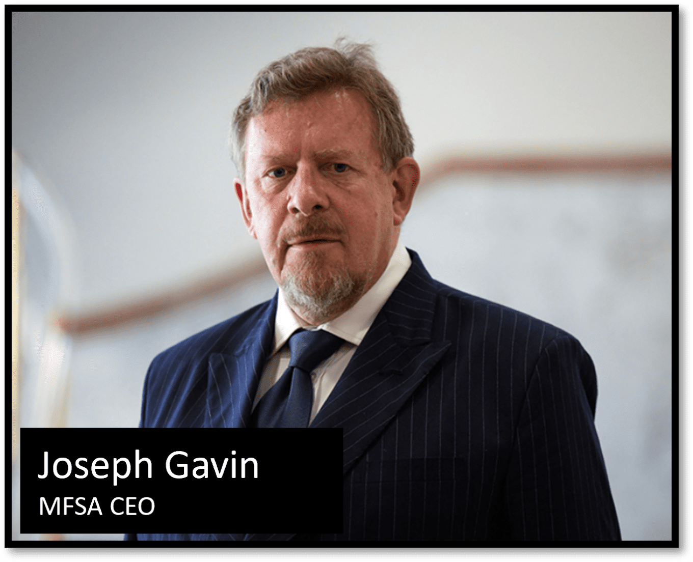 MFSA CEO Joseph Gavin resumes job