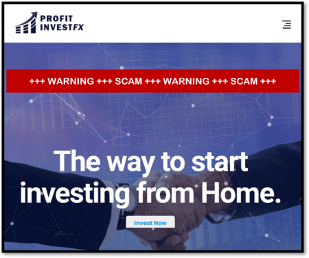 investor warning against ProfitInvestFX broker scam on FinTelegram