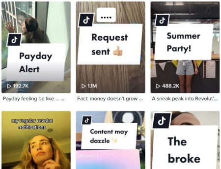 Social Media FinTech Giant Revolut goes TikTok