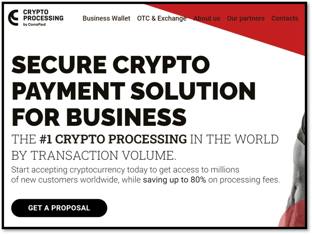 CryptoProcessing claims to be the worldwide leading crypto payment processor