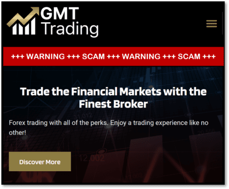 Urgent FinTelegram warning against GMT Trading broker scam