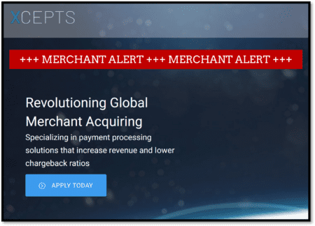 FinTelegram issues Merchant Alert against XCepts
