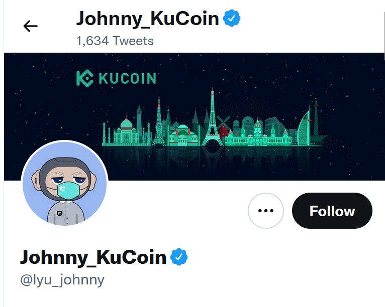 KuCoin CEO poses as monkey on social media