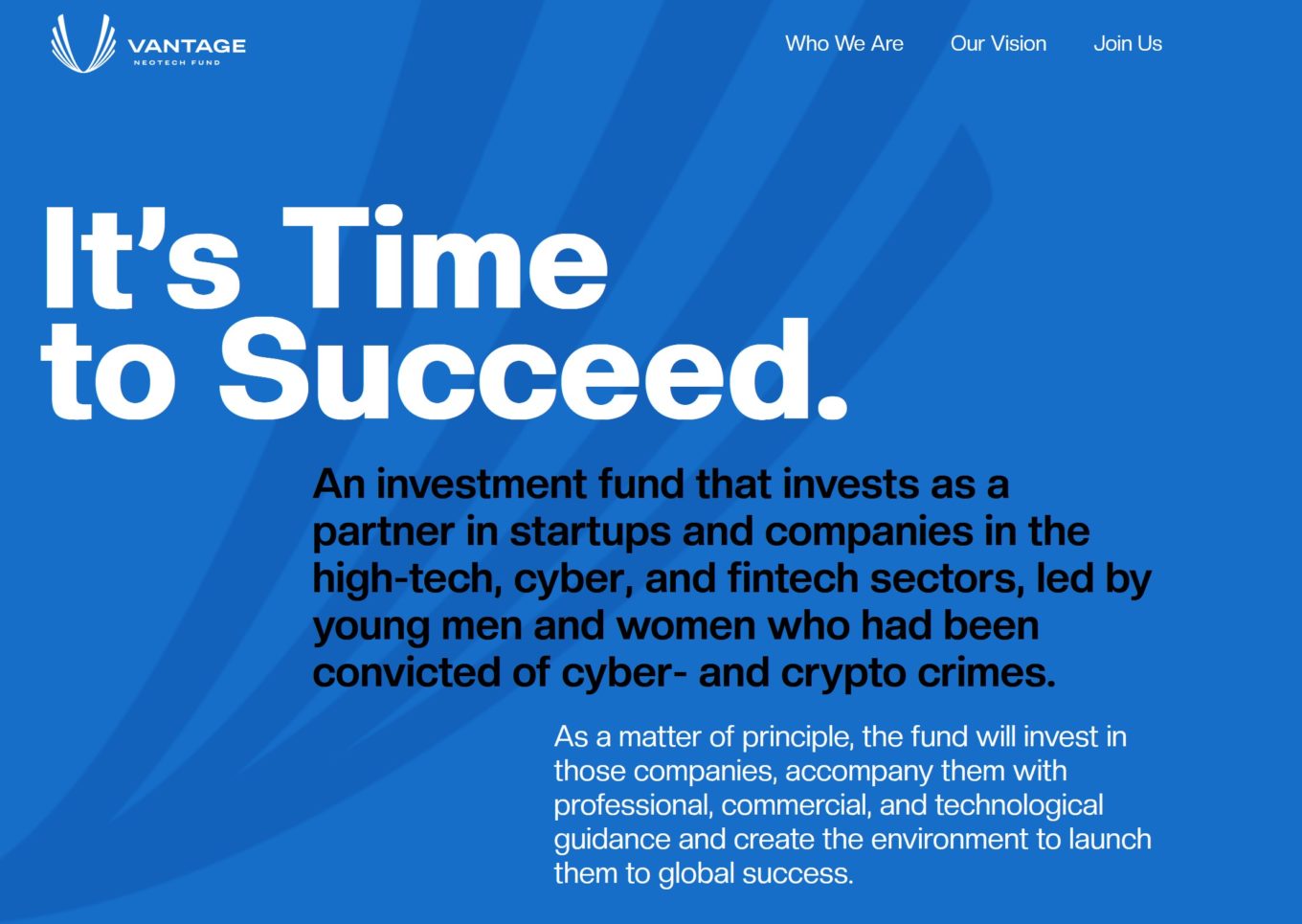 Gal Barak launched the Vantage fund for convicted cybercriminals