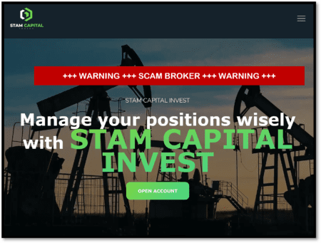 FinTelegram warns agasint Stam Capital Invest broker scam