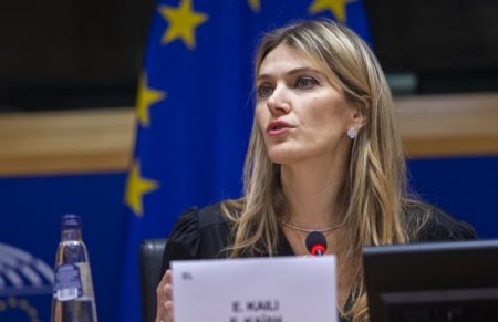 Vice president of EU parliament Eva Kaili arrested