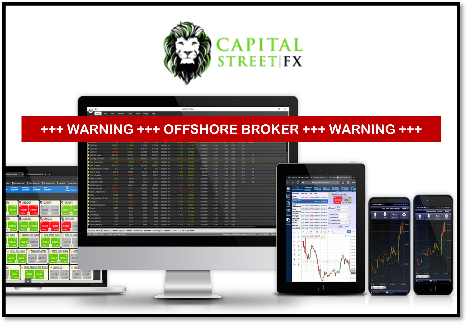 Investor Warning Against Offshore Broker Capital Street FX ...