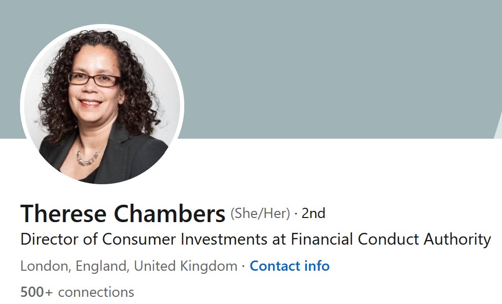 FCA appoints Therese Chambers appointed as enforcement executive