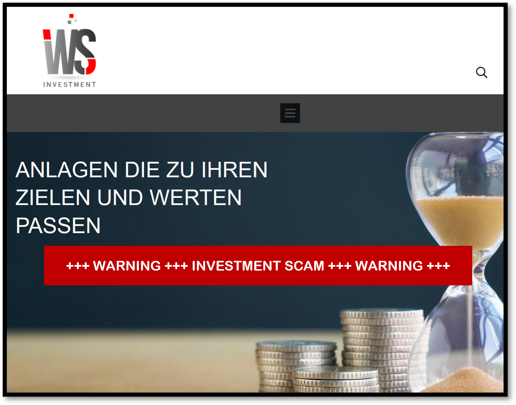 Urgent Warning For German Consumers Do Not Fall For The WS Investment 