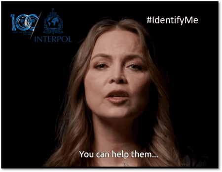 Interpol campaign identifyme