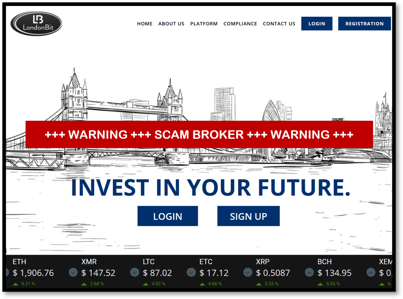 Attention Please Do Not Fall For The LondonBit Broker Scheme