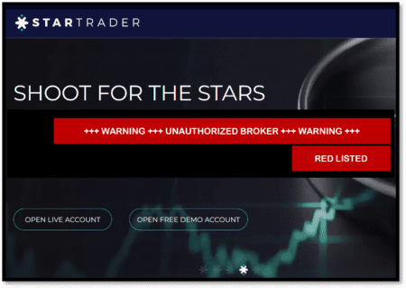 FinTelegram assigned a red compliance rating to offshore broker Startrader