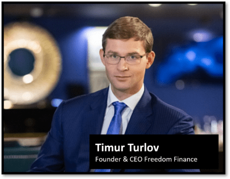 Freedom Finance founder and CEO Timur Turlov
