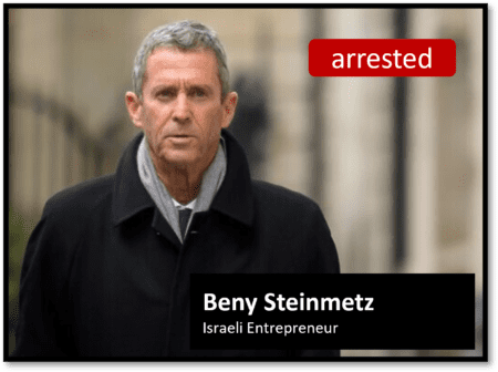 Israeli entrepreneur Beny Steinmetz arrested