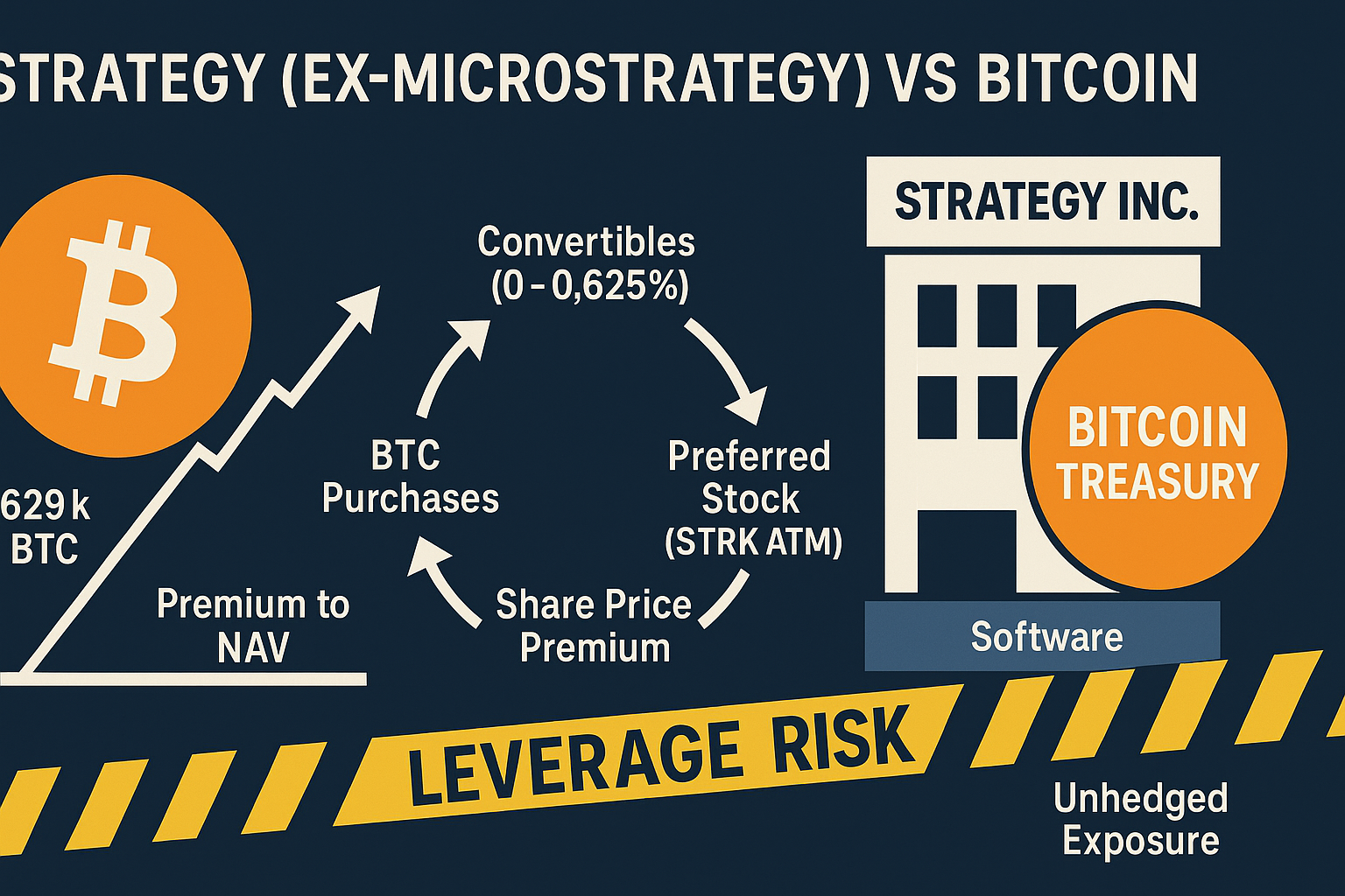 Strategy Is a Levered BTC Tracker Wearing a Software Mask!