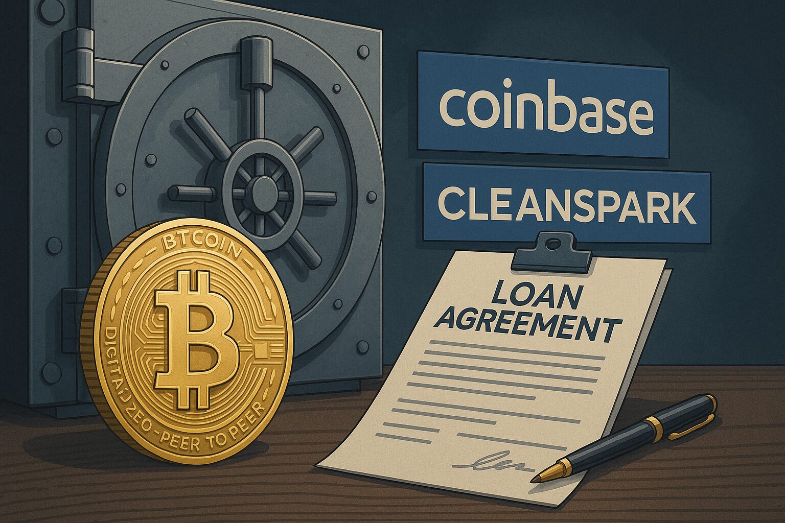 CleanSpark Secures $100M Bitcoin Credit Line at Coinbase