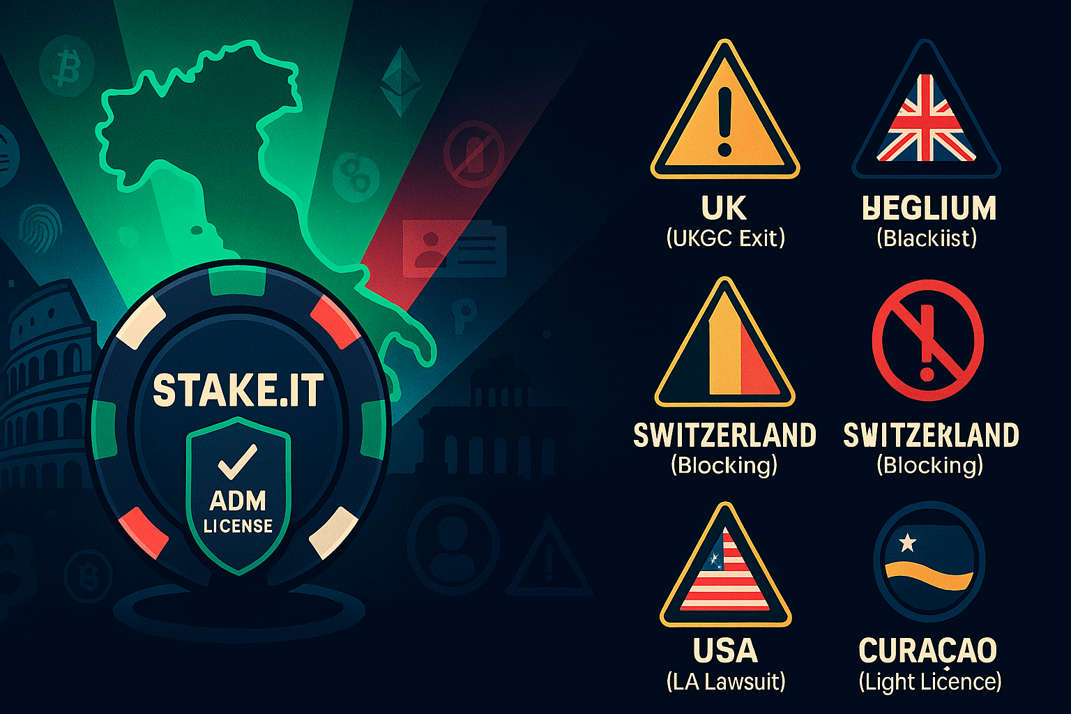 Interfaccia di Stake Casino in Italia