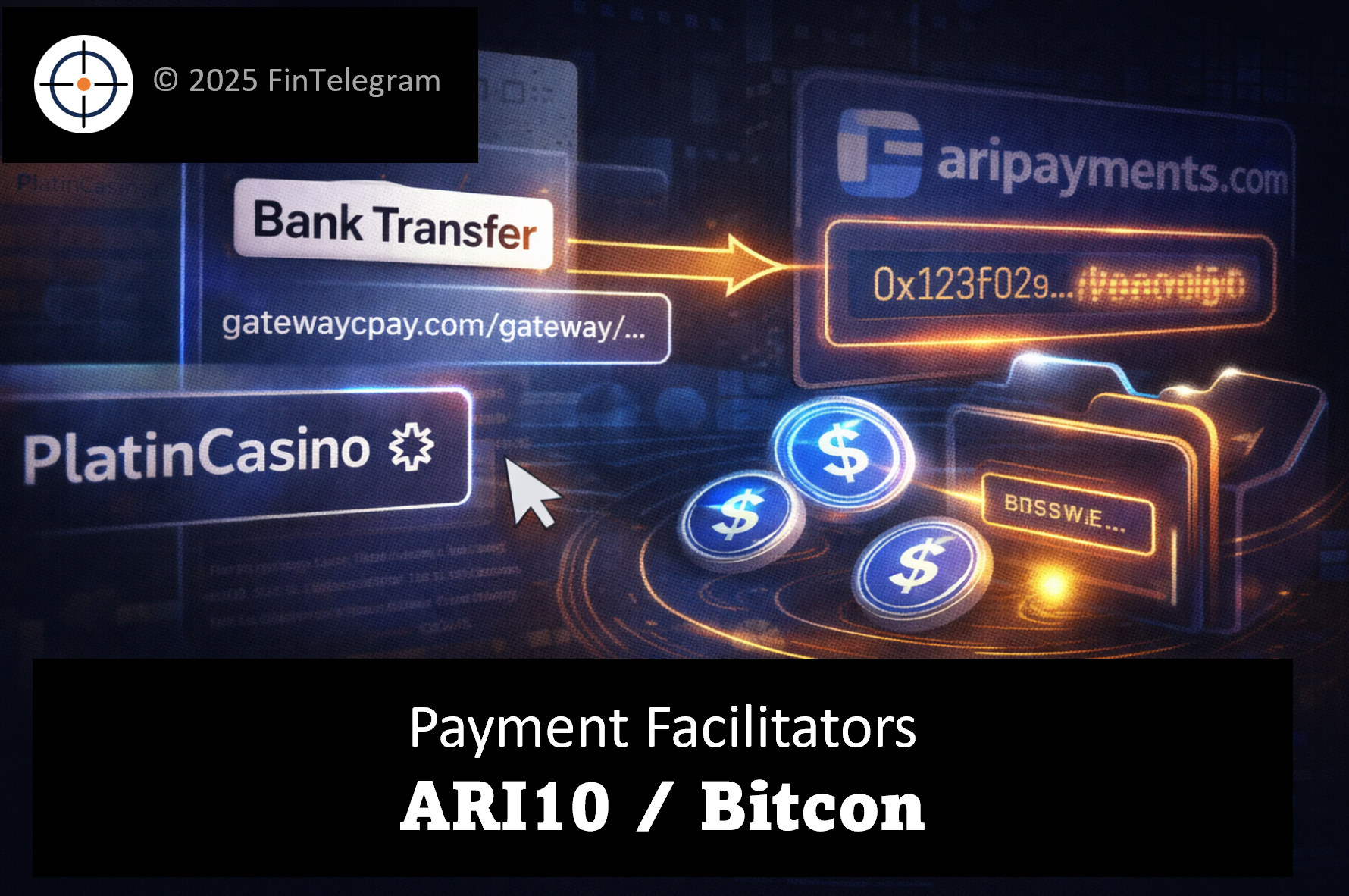 ARI10/Bitcan Gateway: How “Bank Transfer” Casino Deposits Become Stablecoin  On-Ramps