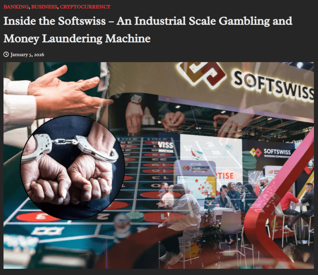 New SoftSwiss Allegations: Evidence of Unlicensed Payment Hub Operations for Illegal Casino Networks!